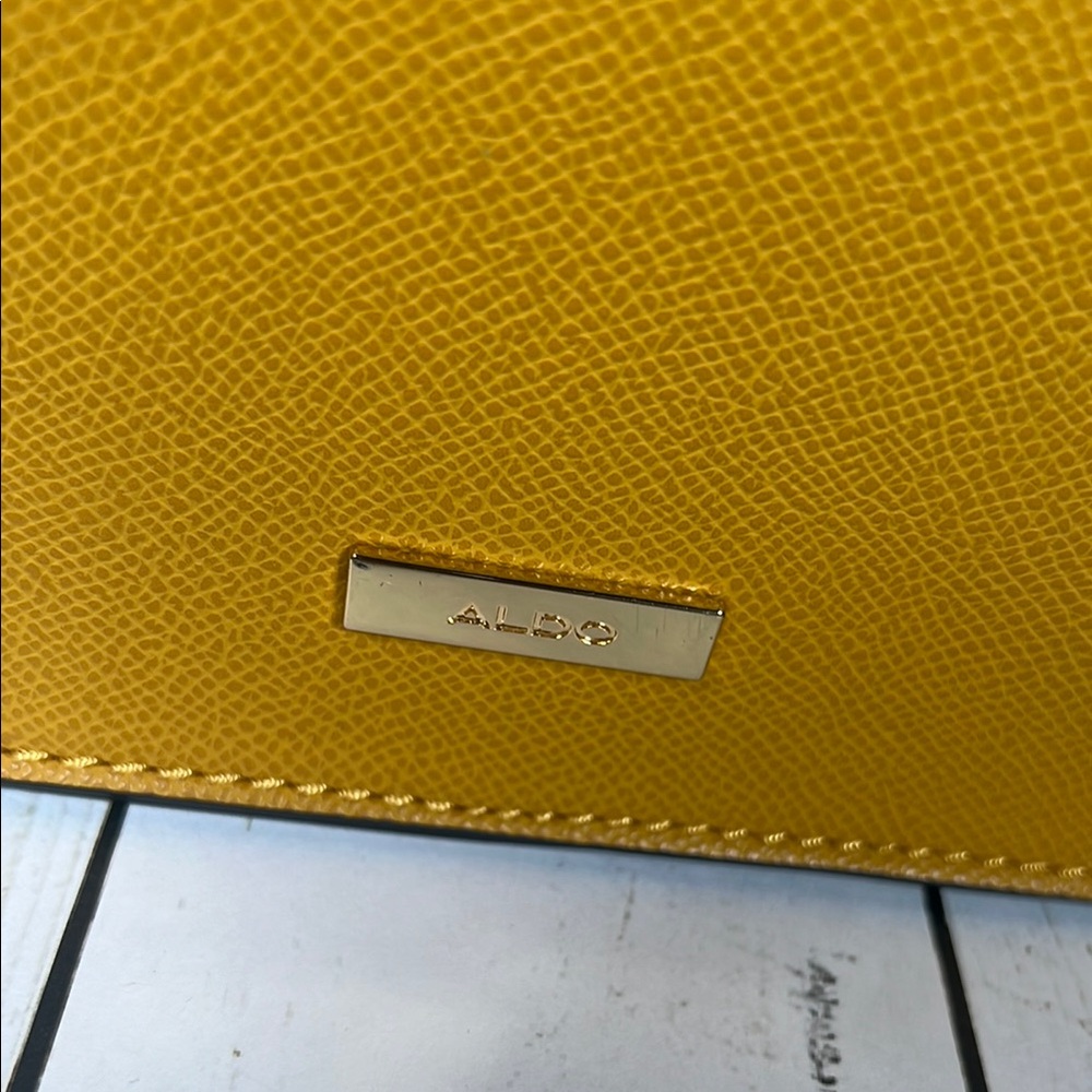 Yellow Crossbody Bag with Eye Detail - Picture 4 of 8